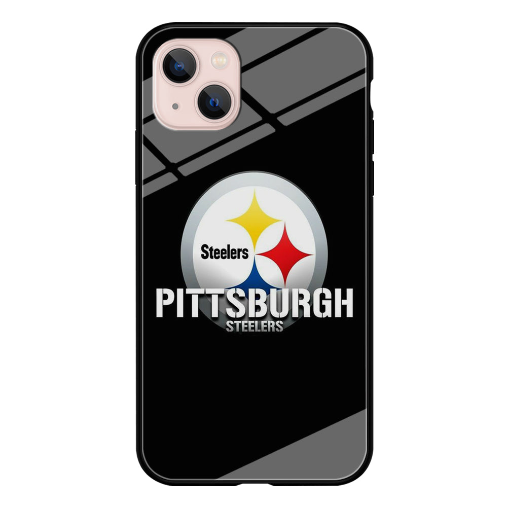 NFL Pittsburgh Steelers 001 iPhone 13 Mini Case-Phone Case-Tempered Glass Case-Altracase