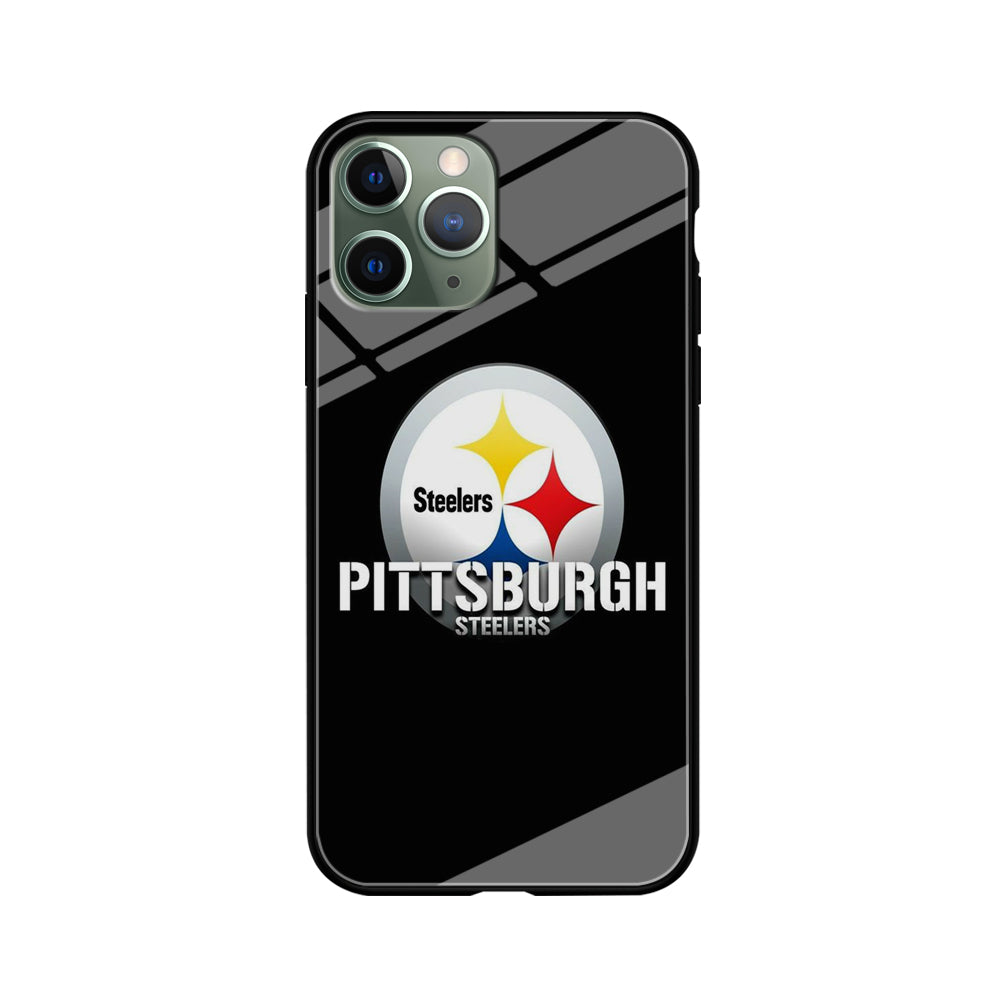 NFL Pittsburgh Steelers 001 iPhone 11 Pro Max Case-Phone Case-Tempered Glass Case-Altracase