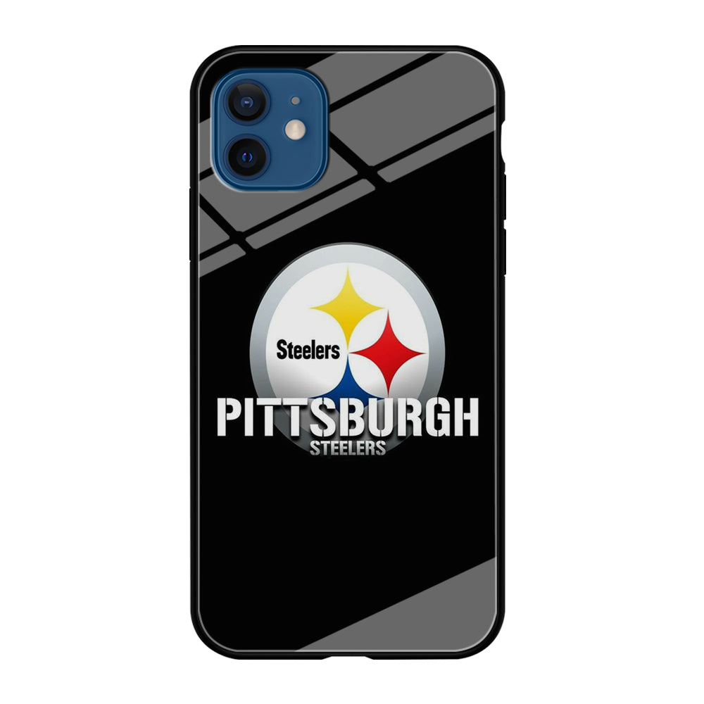 NFL Pittsburgh Steelers 001 iPhone 12 Case-Phone Case-Tempered Glass Case-Altracase