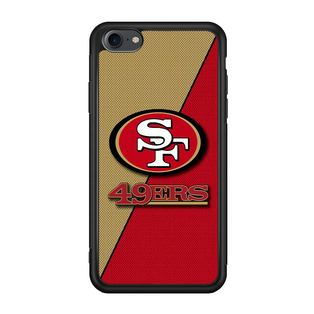 NFL San Francisco 49ers 001 iPhone 7 Case-Phone Case-Rubber Black (2D Case)-Altracase
