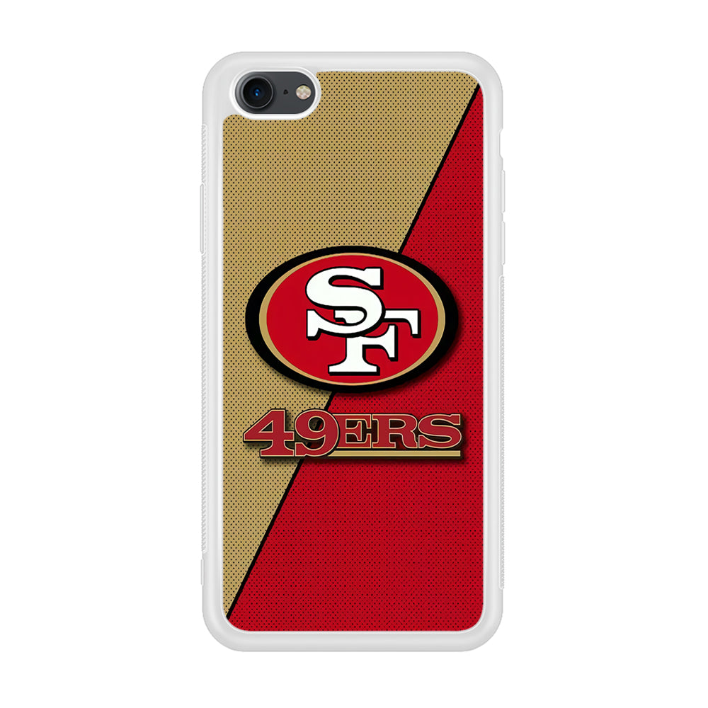 NFL San Francisco 49ers 001 iPhone 7 Case-Phone Case-Rubber White (2D Case)-Altracase