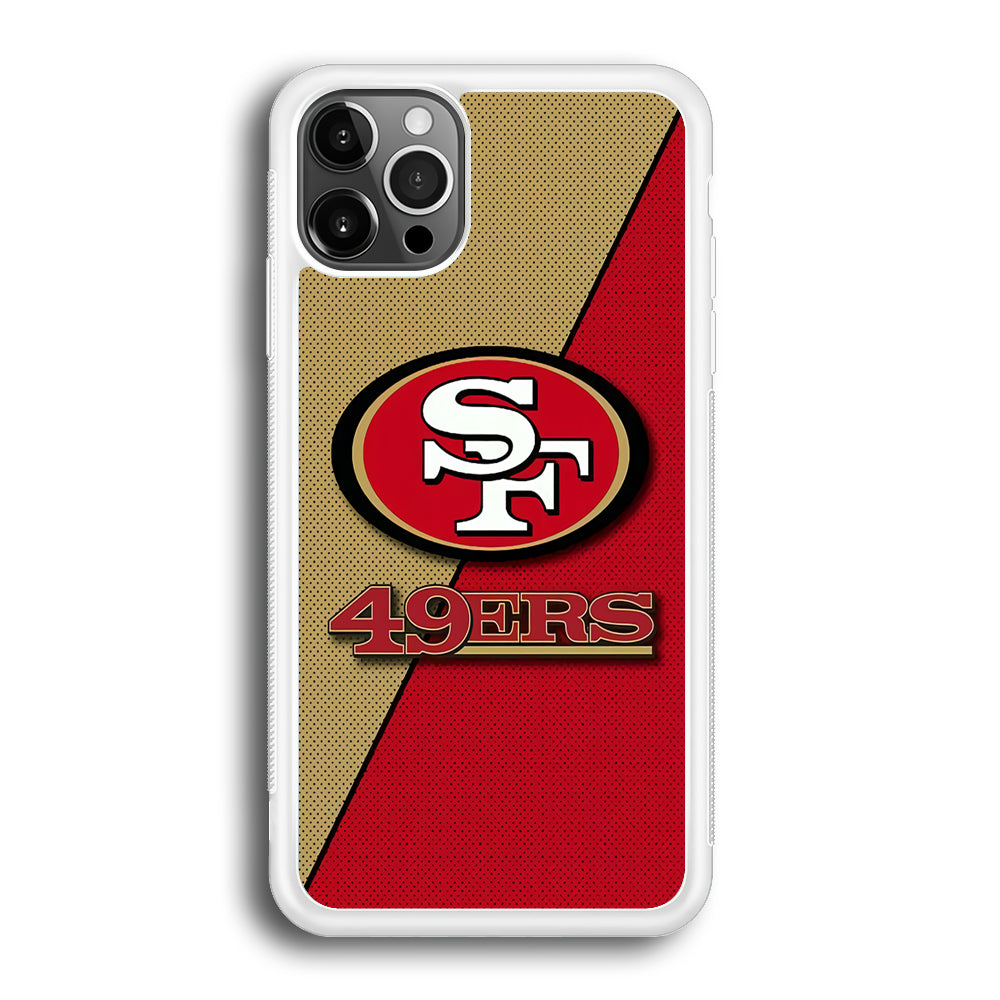 NFL San Francisco 49ers 001 iPhone 12 Pro Max Case-Phone Case-Rubber White (2D Case)-Altracase