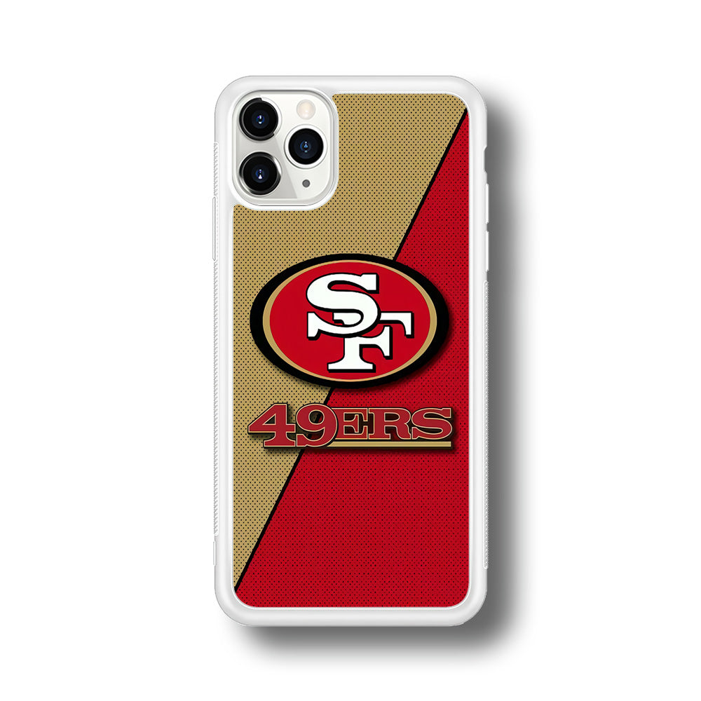 NFL San Francisco 49ers 001 iPhone 11 Pro Max Case-Phone Case-Rubber White (2D Case)-Altracase