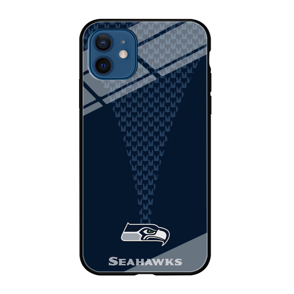NFL Seattle Seahawks 001 iPhone 12 Case-Phone Case-Tempered Glass Case-Altracase