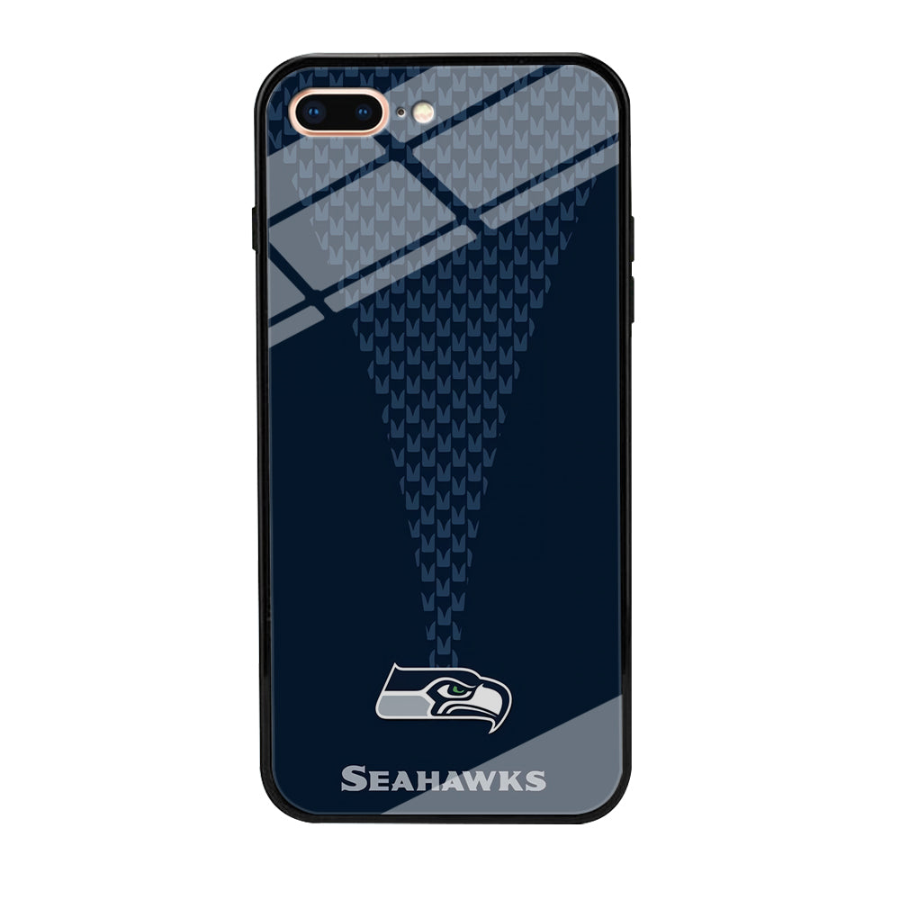 NFL Seattle Seahawks 001 iPhone 8 Plus Case-Phone Case-Tempered Glass Case-Altracase