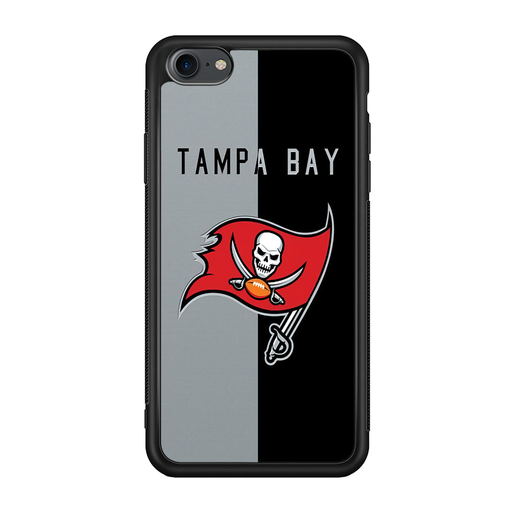 NFL Tampa Bay Buccaneers 001 iPhone 7 Case-Phone Case-Rubber Black (2D Case)-Altracase
