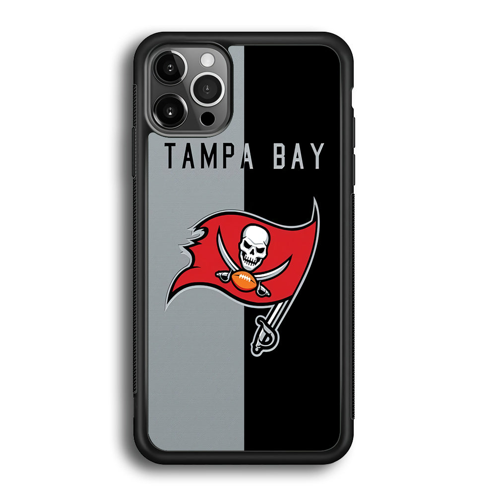 NFL Tampa Bay Buccaneers 001 iPhone 12 Pro Case-Phone Case-Rubber Black (2D Case)-Altracase
