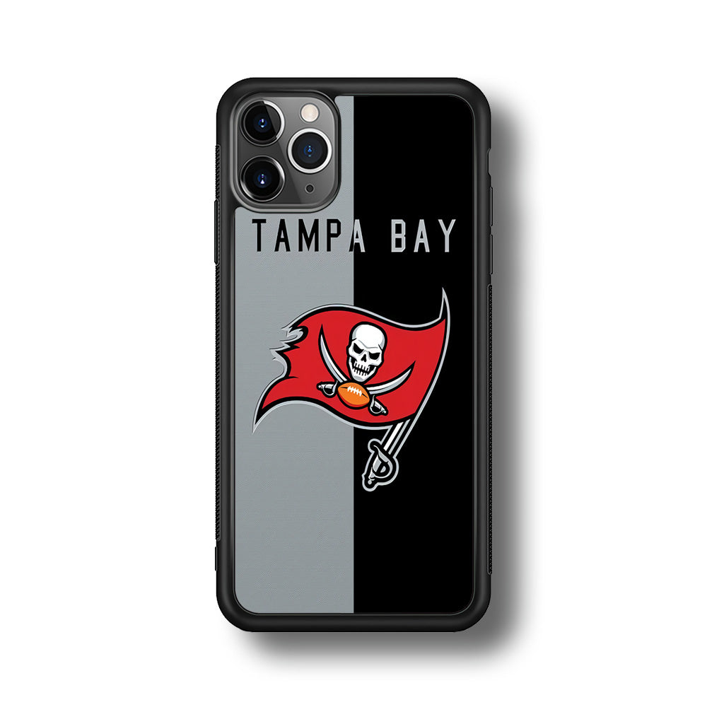 NFL Tampa Bay Buccaneers 001 iPhone 11 Pro Max Case-Phone Case-Rubber Black (2D Case)-Altracase