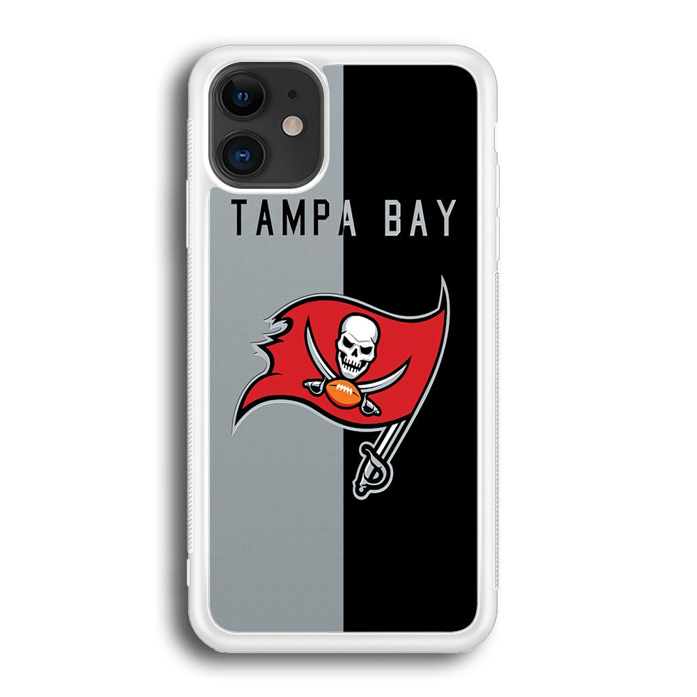 NFL Tampa Bay Buccaneers 001 iPhone 12 Case-Phone Case-Rubber White (2D Case)-Altracase
