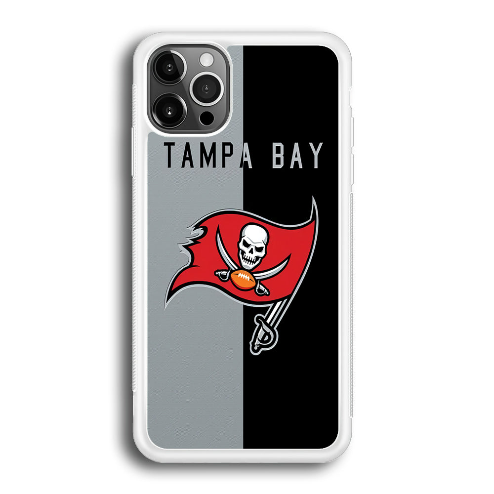 NFL Tampa Bay Buccaneers 001 iPhone 12 Pro Max Case-Phone Case-Rubber White (2D Case)-Altracase