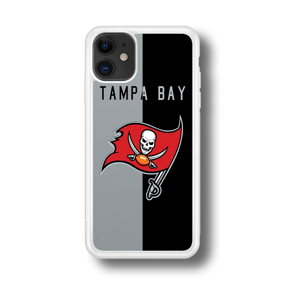 NFL Tampa Bay Buccaneers 001 iPhone 11 Case-Phone Case-Rubber White (2D Case)-Altracase