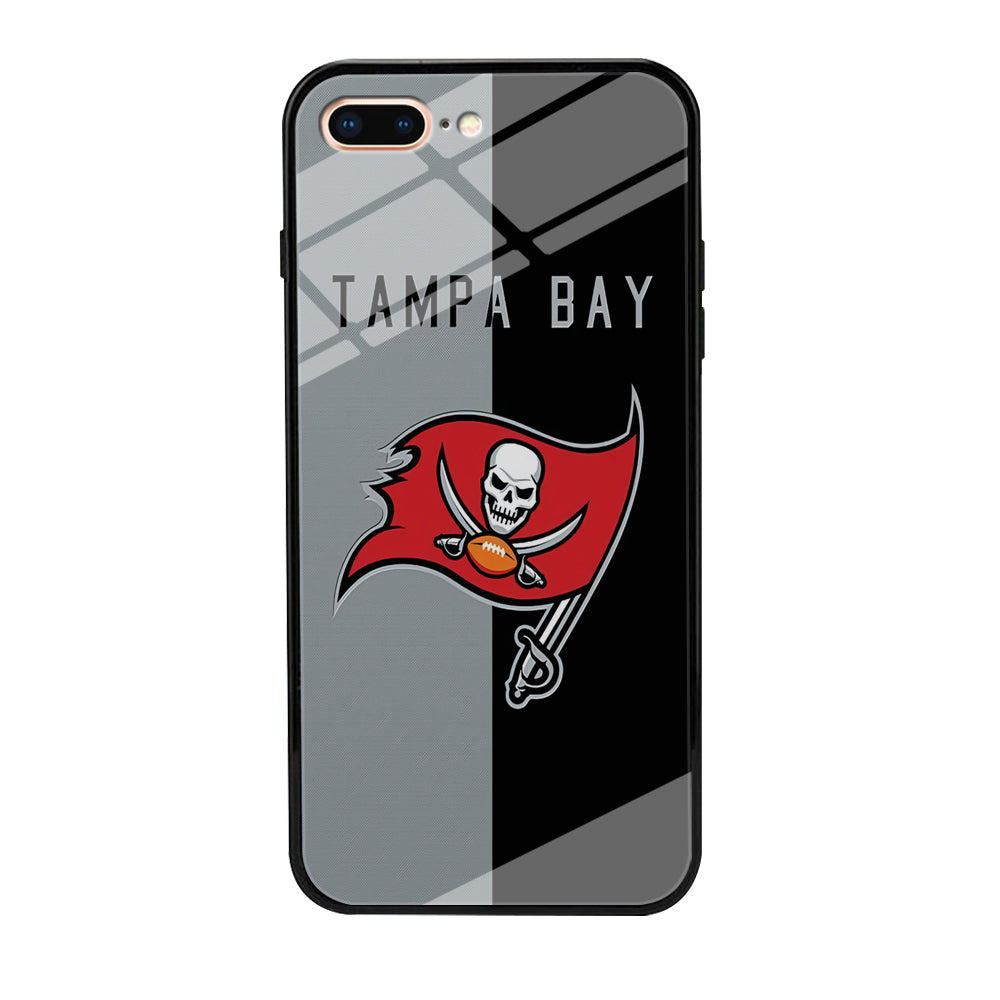 NFL Tampa Bay Buccaneers 001 iPhone 8 Plus Case-Phone Case-Tempered Glass Case-Altracase