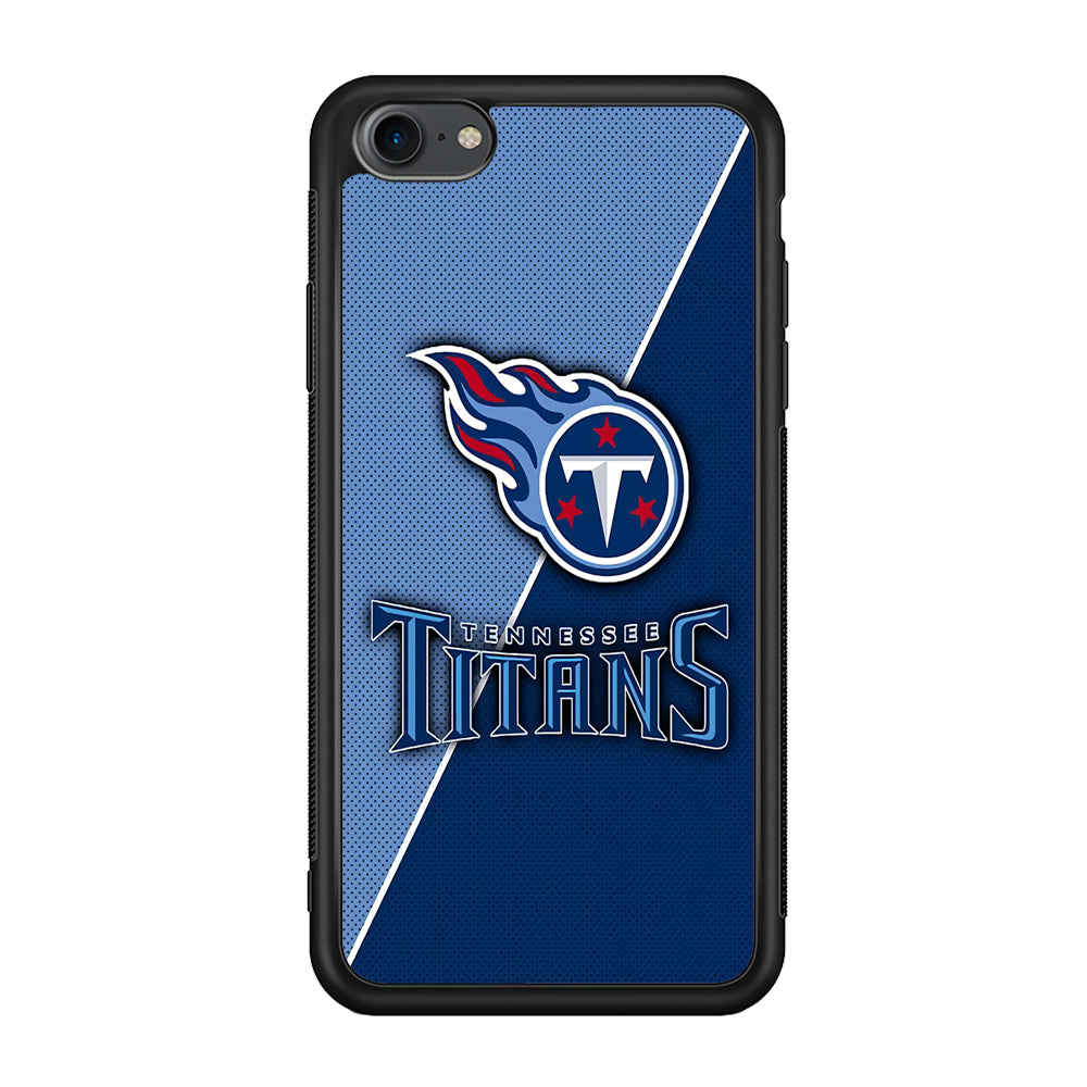 NFL Tennessee Titans 001 iPhone 7 Case-Phone Case-Rubber Black (2D Case)-Altracase