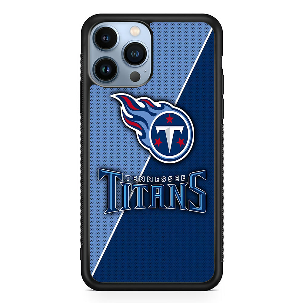 NFL Tennessee Titans 001 iPhone 13 Pro Case-Phone Case-Rubber Black (2D Case)-Altracase