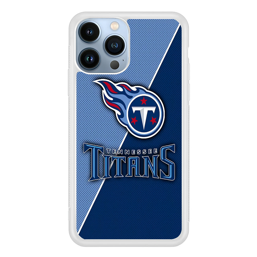 NFL Tennessee Titans 001 iPhone 13 Pro Case-Phone Case-Rubber White (2D Case)-Altracase