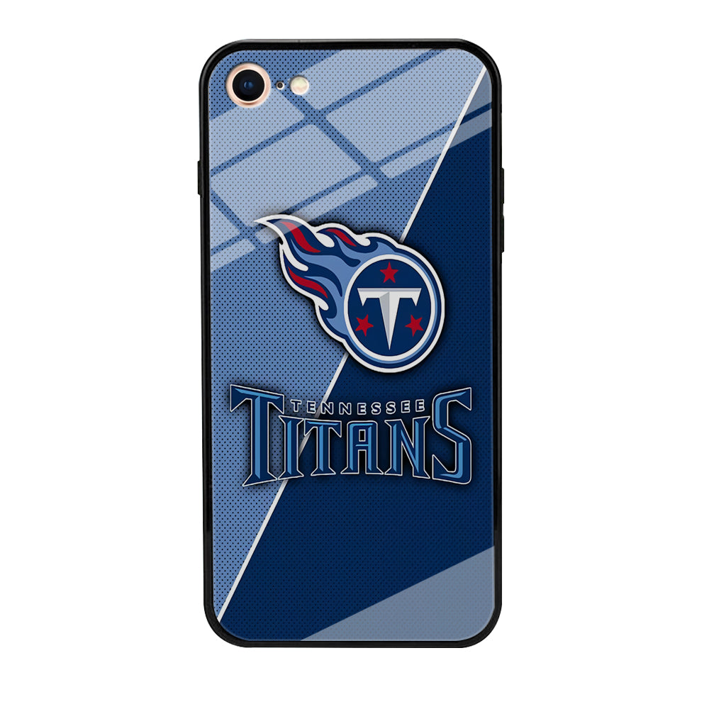 NFL Tennessee Titans 001 iPhone 8 Case-Phone Case-Tempered Glass Case-Altracase