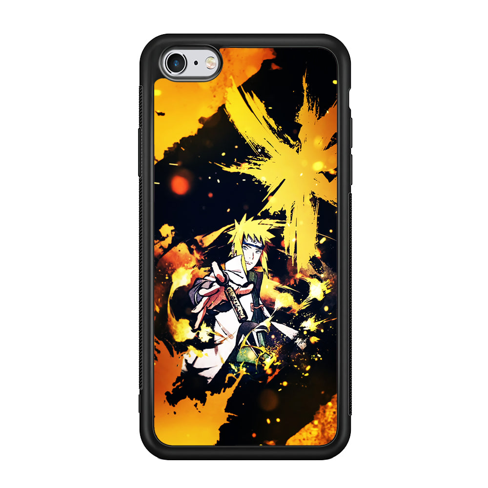 Namikaze Minato Painting iPhone 6 Plus | 6s Plus Case-Phone Case-Rubber Black (2D Case)-Altracase