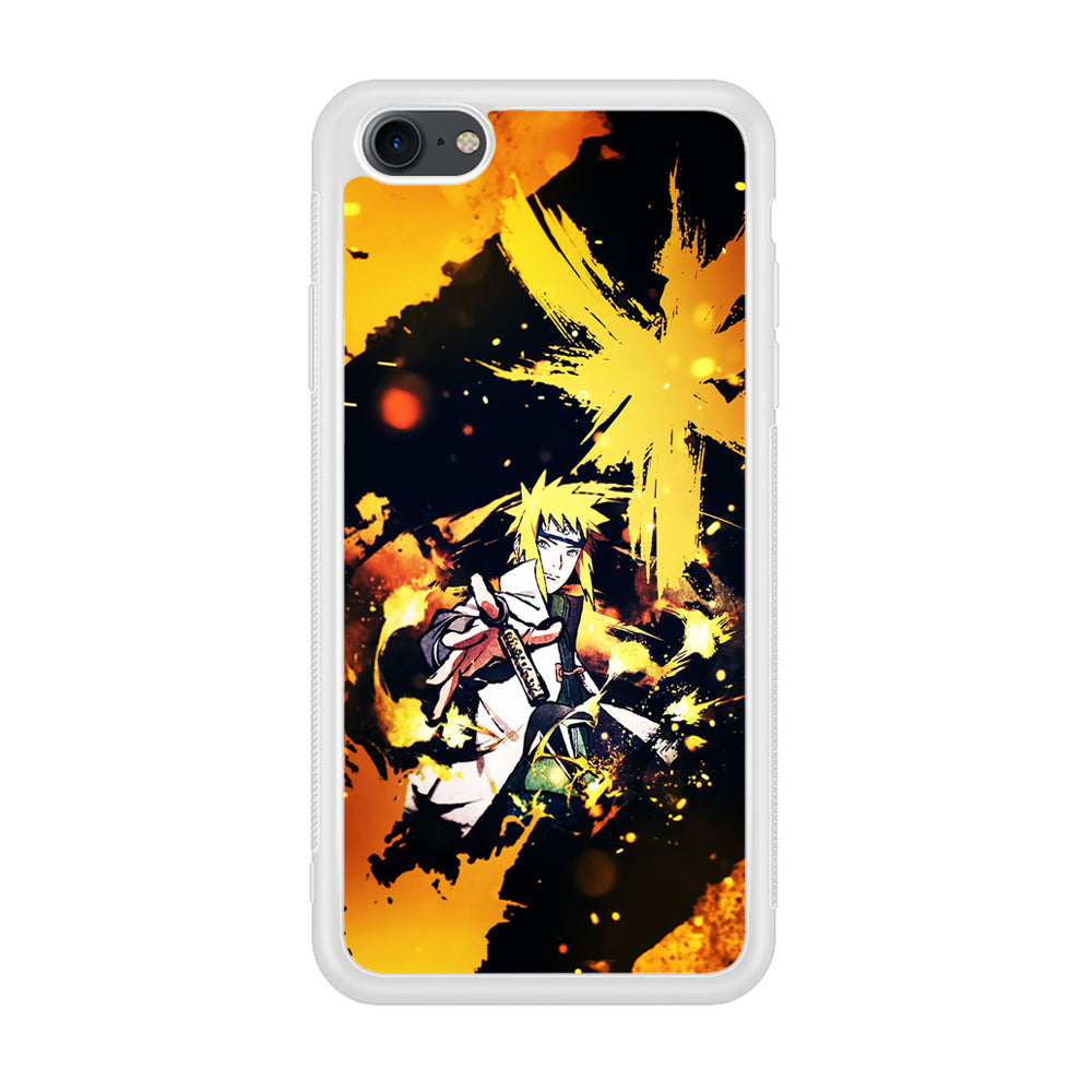 Namikaze Minato Painting iPhone 7 Case-Phone Case-Rubber White (2D Case)-Altracase