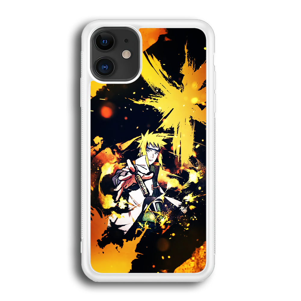 Namikaze Minato Painting iPhone 12 Case-Phone Case-Rubber White (2D Case)-Altracase
