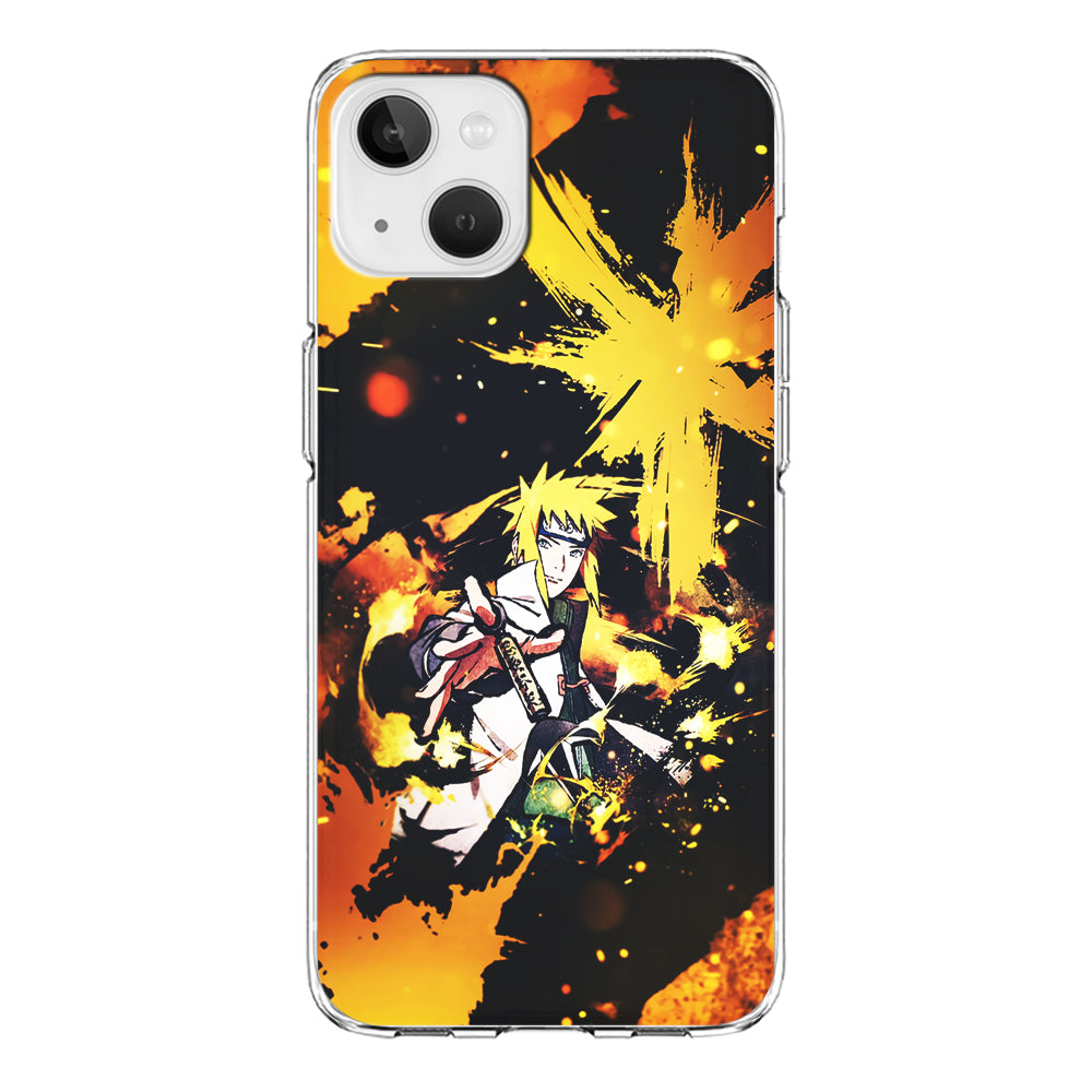 Namikaze Minato Painting iPhone 13 Mini Case-Phone Case-Clear Soft Case-Altracase