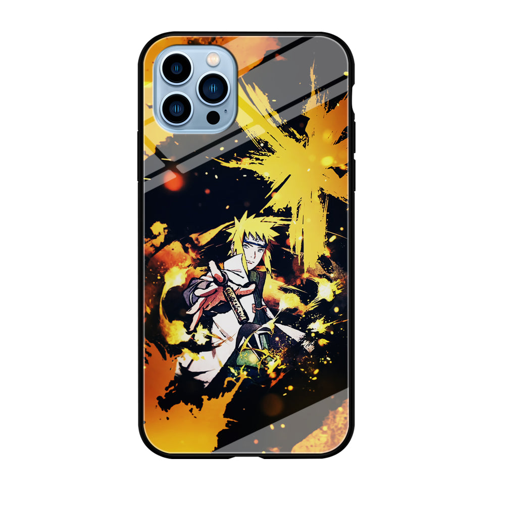 Namikaze Minato Painting iPhone 12 Pro Max Case-Phone Case-Tempered Glass Case-Altracase