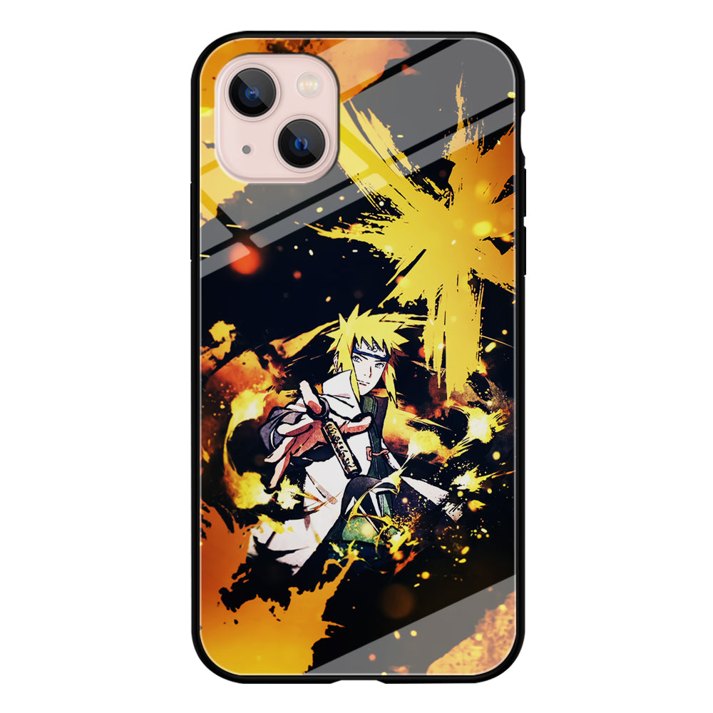 Namikaze Minato Painting iPhone 13 Mini Case-Phone Case-Tempered Glass Case-Altracase