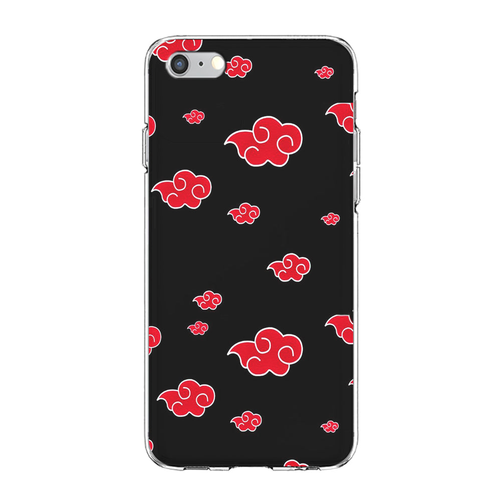Naruto - Akatsuki Symbol iPhone 6 Plus | 6s Plus Case-Phone Case-Clear Soft Case-Altracase
