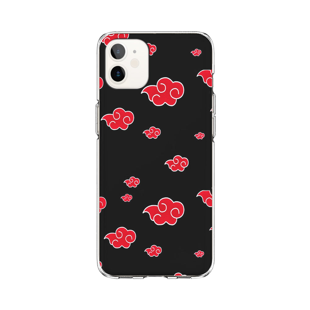 Naruto - Akatsuki Symbol iPhone 12 Case-Phone Case-Clear Soft Case-Altracase