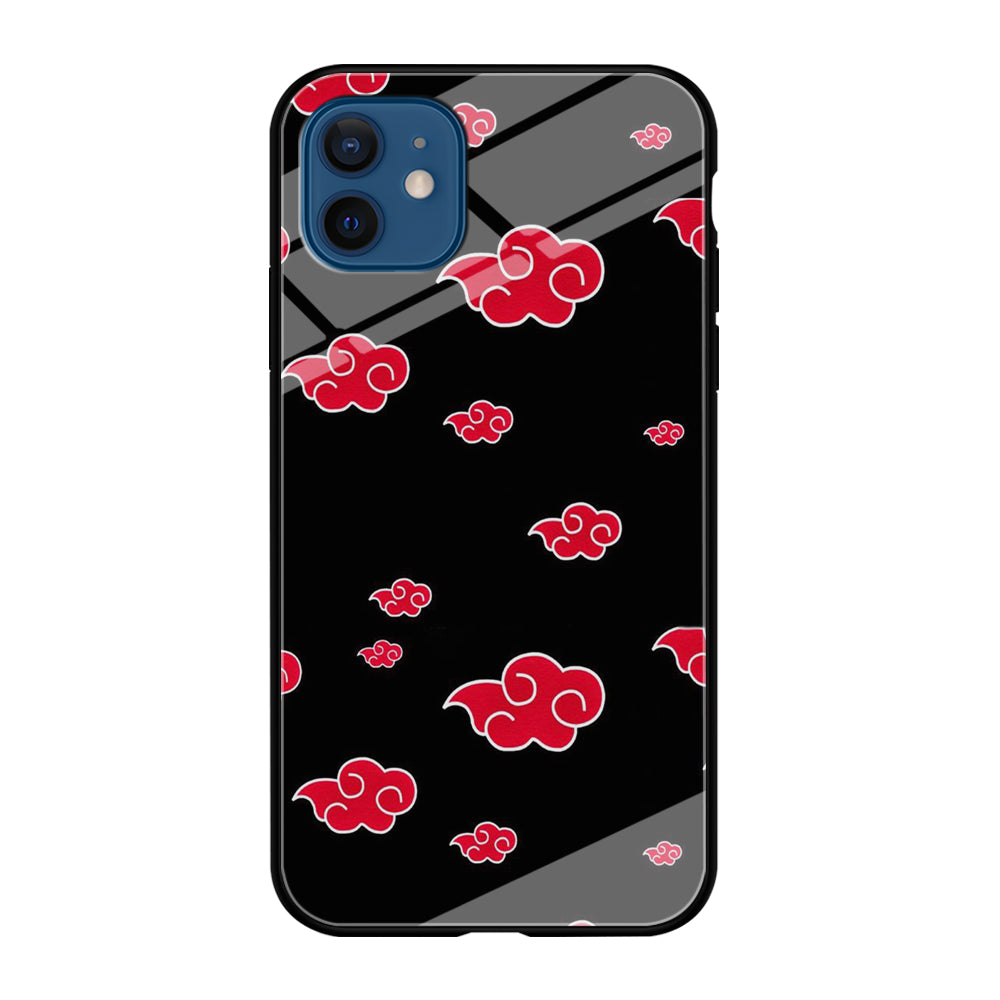Naruto - Akatsuki Symbol iPhone 12 Case-Phone Case-Tempered Glass Case-Altracase