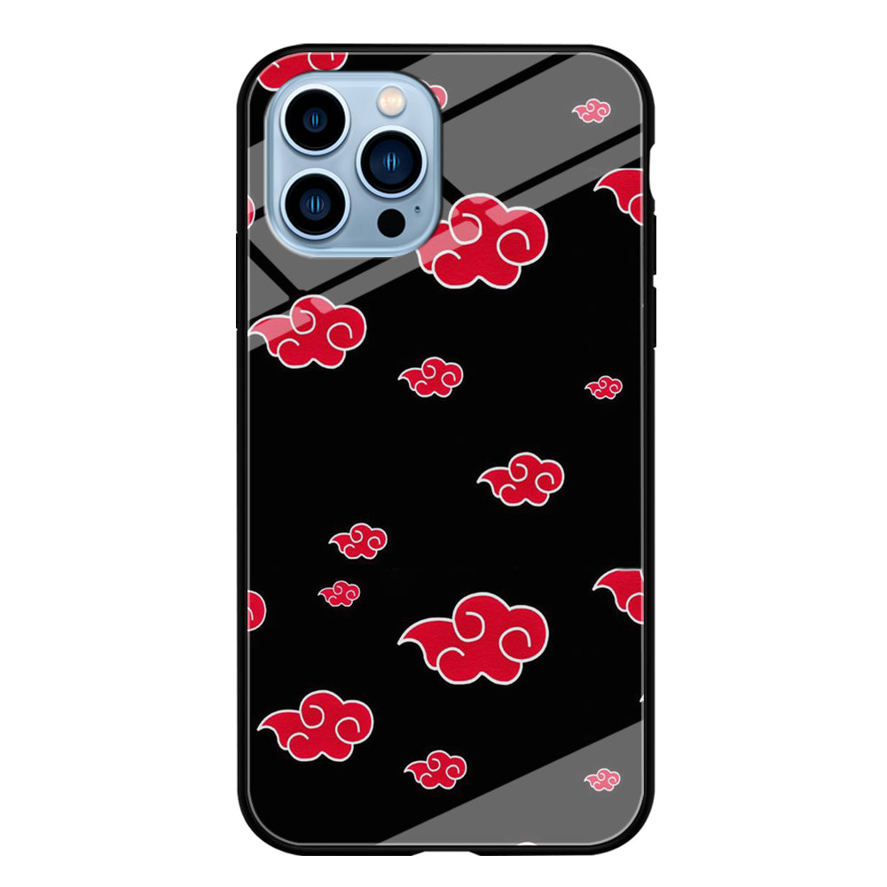 Naruto - Akatsuki Symbol iPhone 13 Pro Case-Phone Case-Tempered Glass Case-Altracase