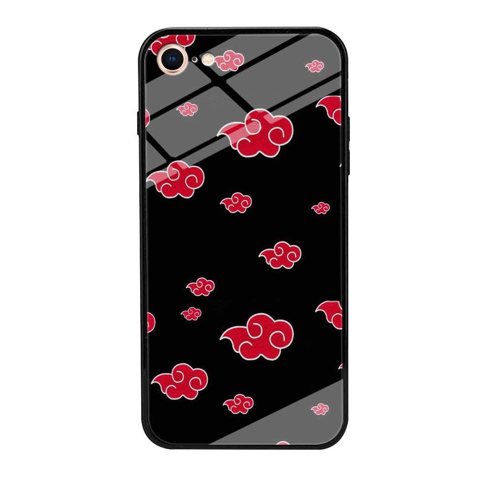 Naruto - Akatsuki Symbol iPhone 7 Case-Phone Case-Tempered Glass Case-Altracase