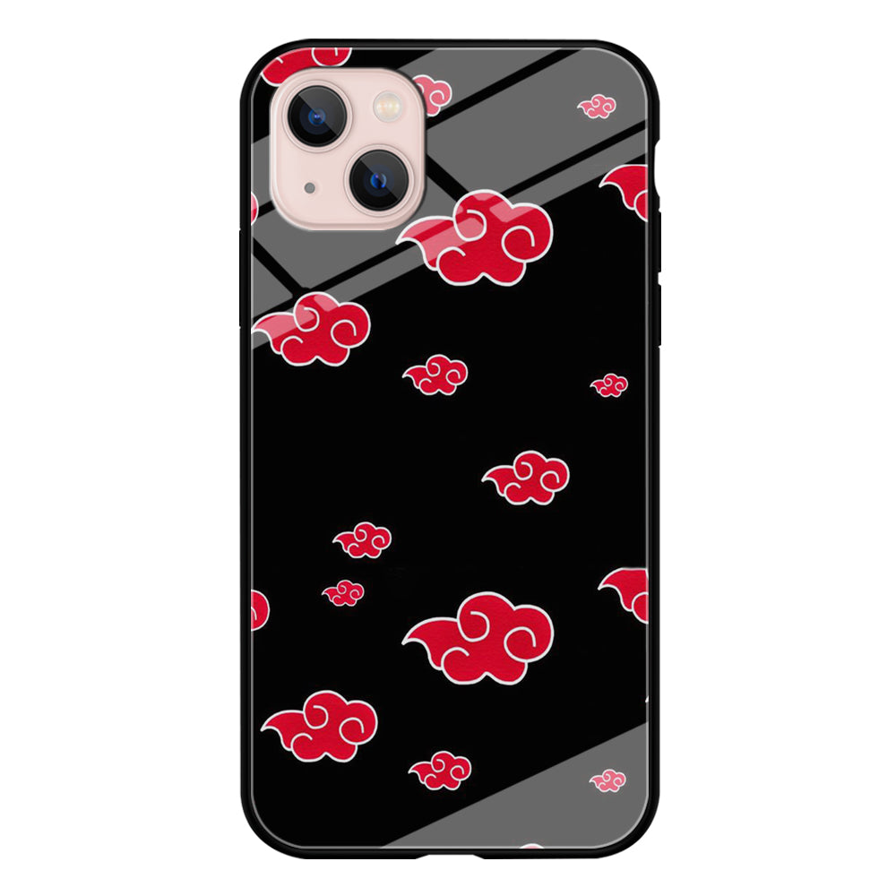 Naruto - Akatsuki Symbol iPhone 13 Mini Case-Phone Case-Tempered Glass Case-Altracase
