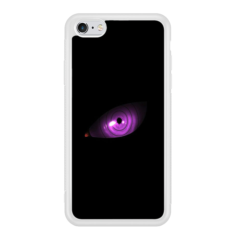 Naruto - Eye Rinnegan iPhone 6 Plus | 6s Plus Case-Phone Case-Rubber White (2D Case)-Altracase