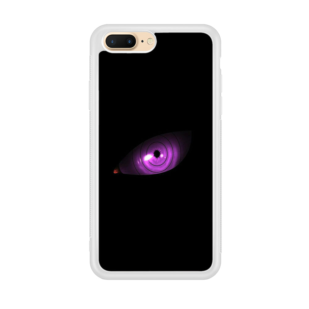 Naruto - Eye Rinnegan iPhone 7 Plus Case-Phone Case-Rubber White (2D Case)-Altracase