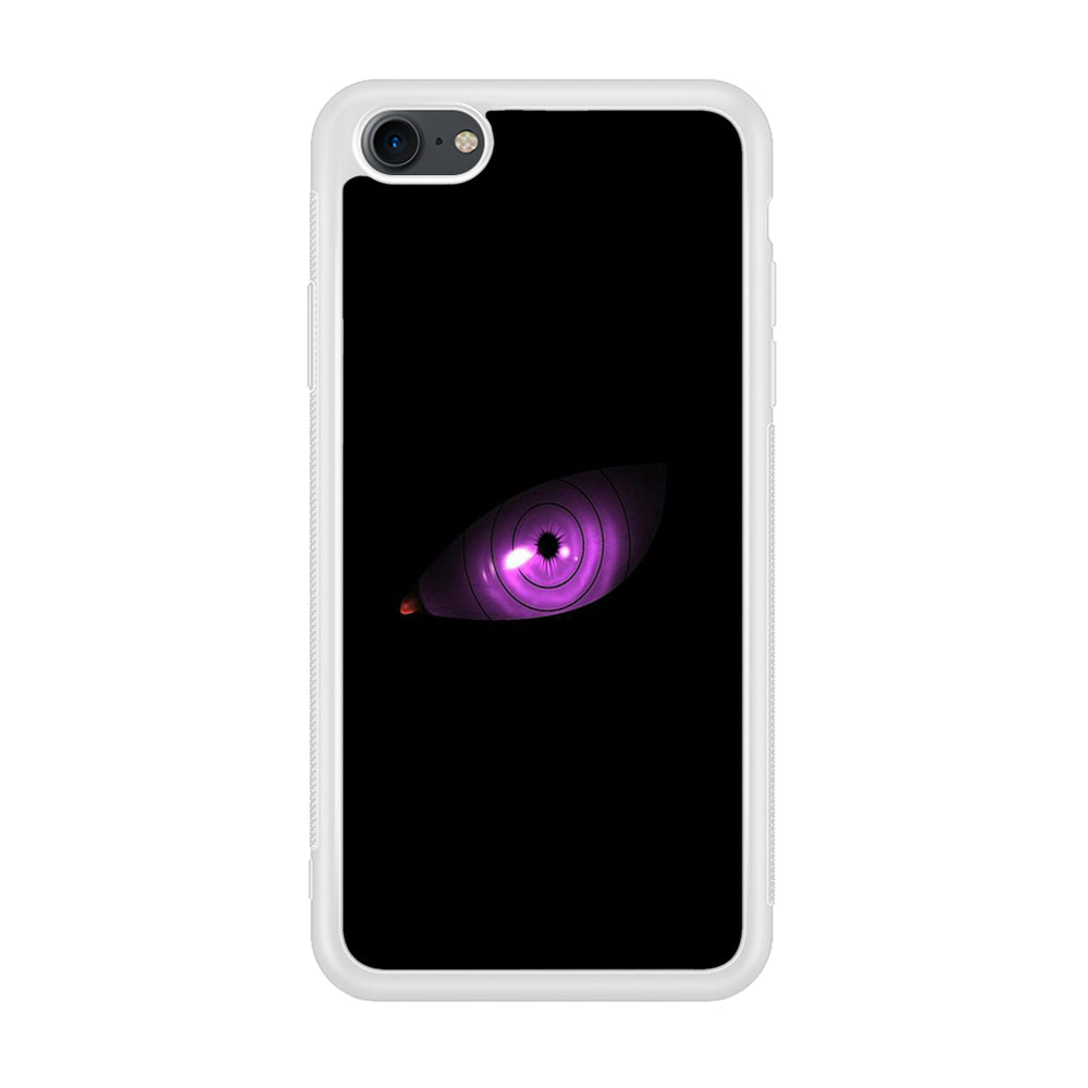 Naruto - Eye Rinnegan iPhone 7 Case-Phone Case-Rubber White (2D Case)-Altracase