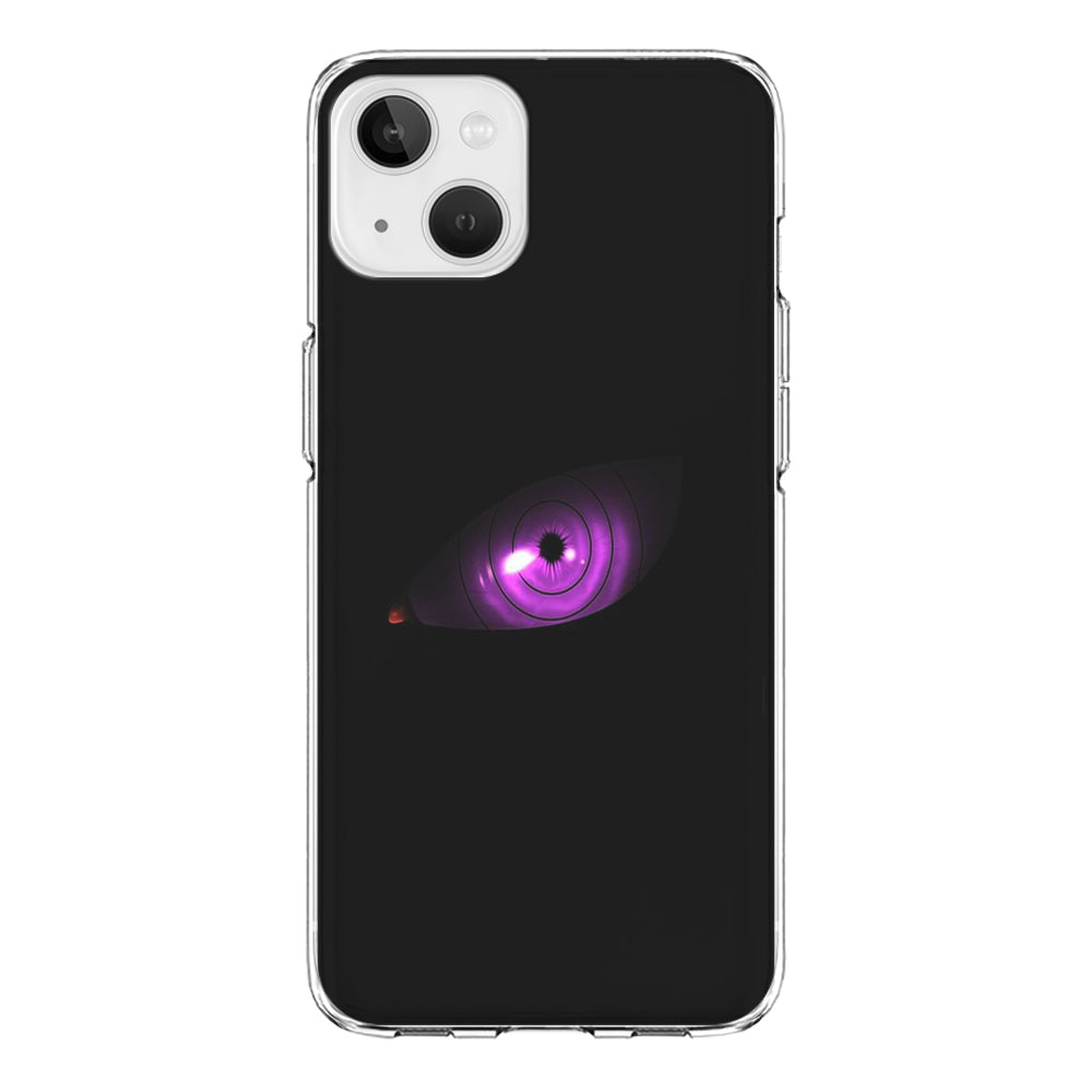 Naruto - Eye Rinnegan iPhone 13 Mini Case-Phone Case-Clear Soft Case-Altracase