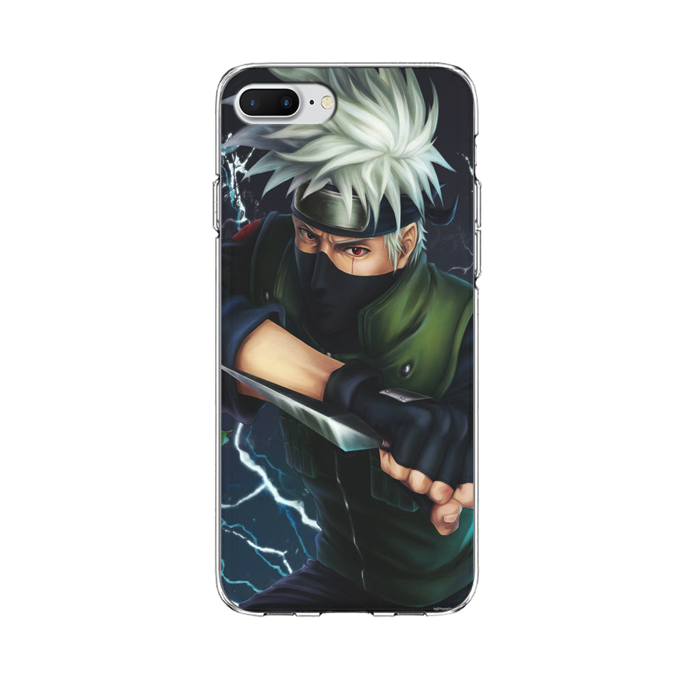 Naruto - Kakashi Hatake iPhone 8 Plus Case-Phone Case-Clear Soft Case-Altracase