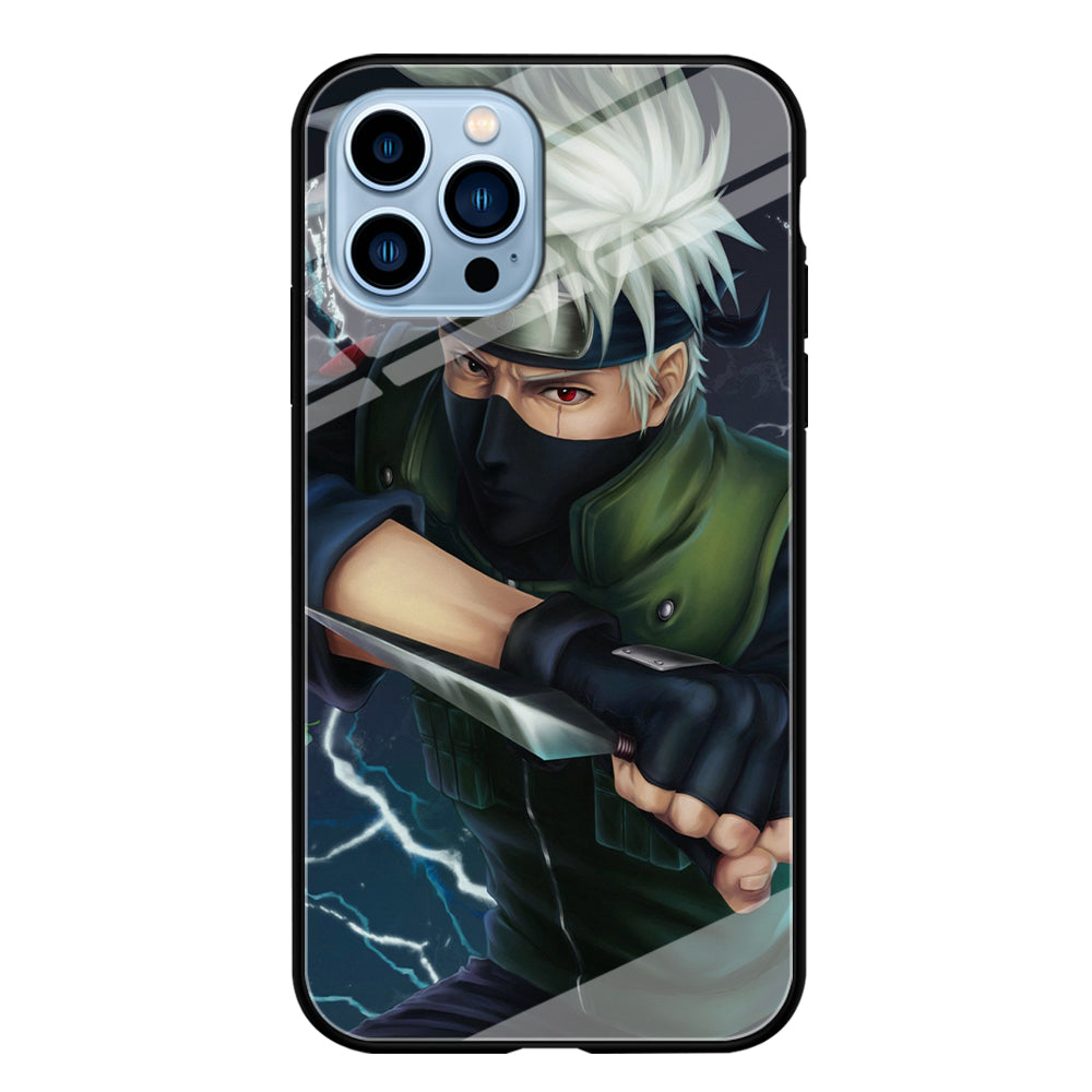 Naruto - Kakashi Hatake iPhone 13 Pro Max Case-Phone Case-Tempered Glass Case-Altracase