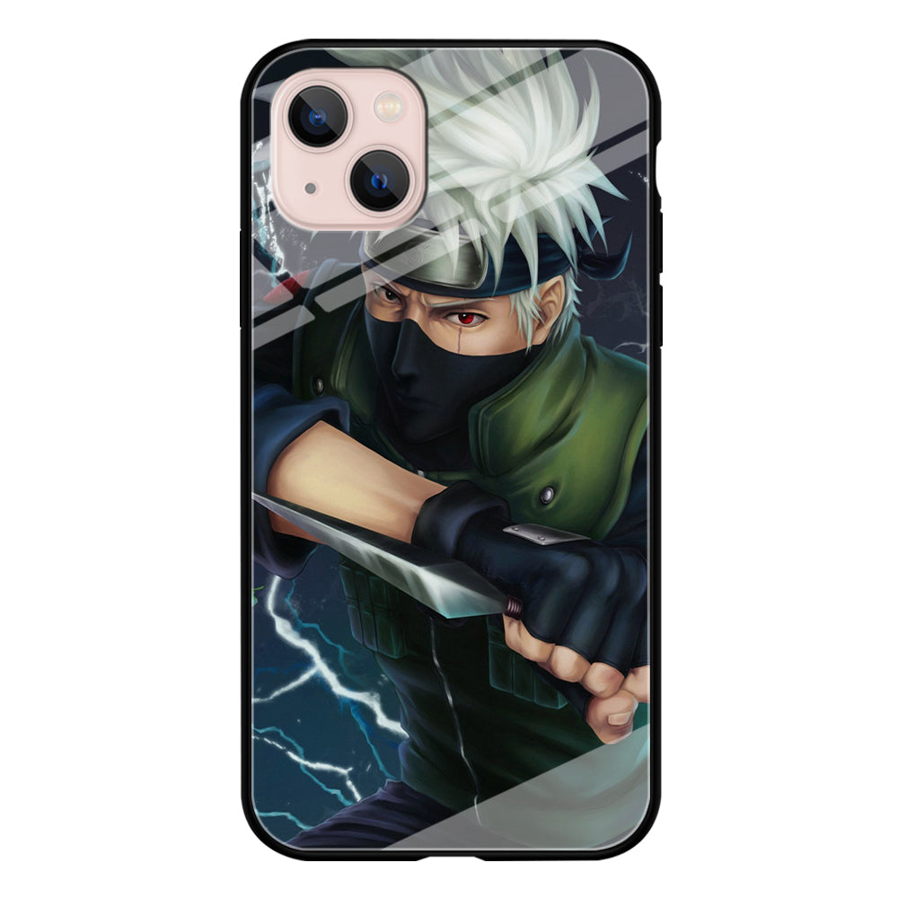 Naruto - Kakashi Hatake iPhone 13 Mini Case-Phone Case-Tempered Glass Case-Altracase