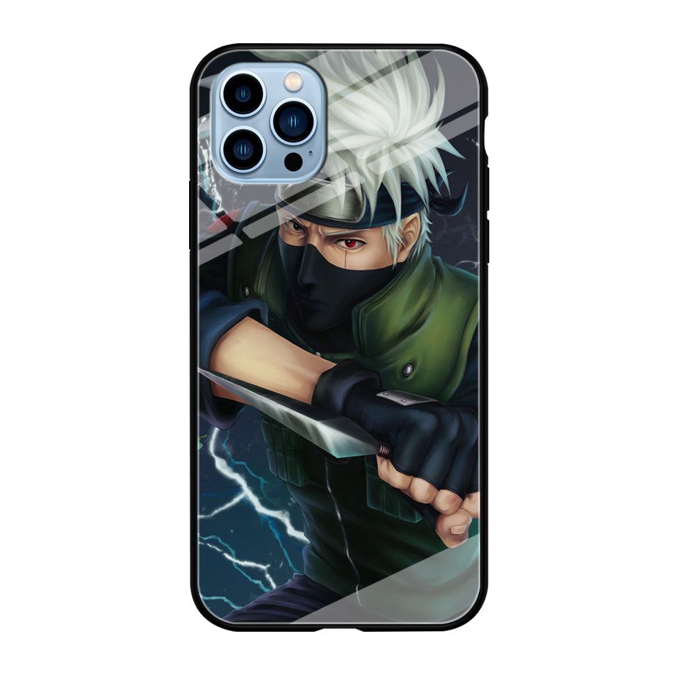 Naruto - Kakashi Hatake iPhone 12 Pro Max Case-Phone Case-Tempered Glass Case-Altracase