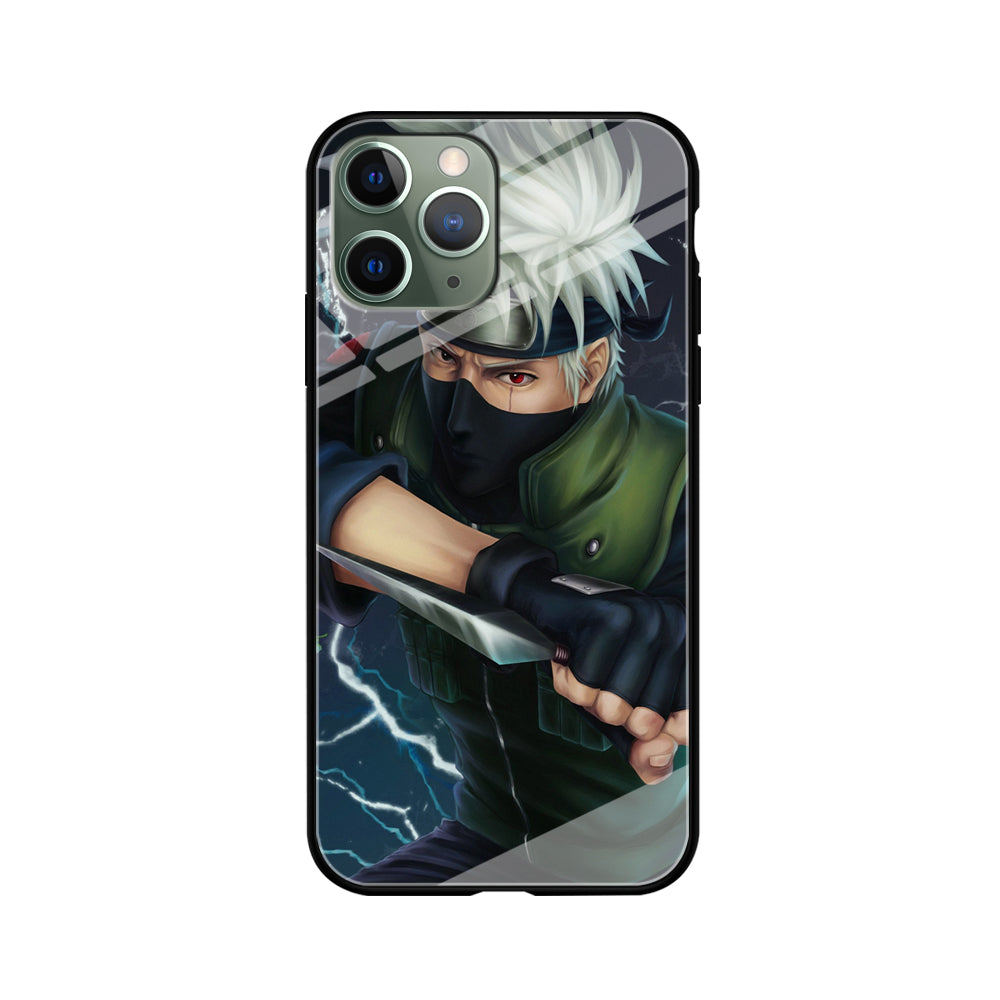 Naruto - Kakashi Hatake iPhone 11 Pro Max Case-Phone Case-Tempered Glass Case-Altracase