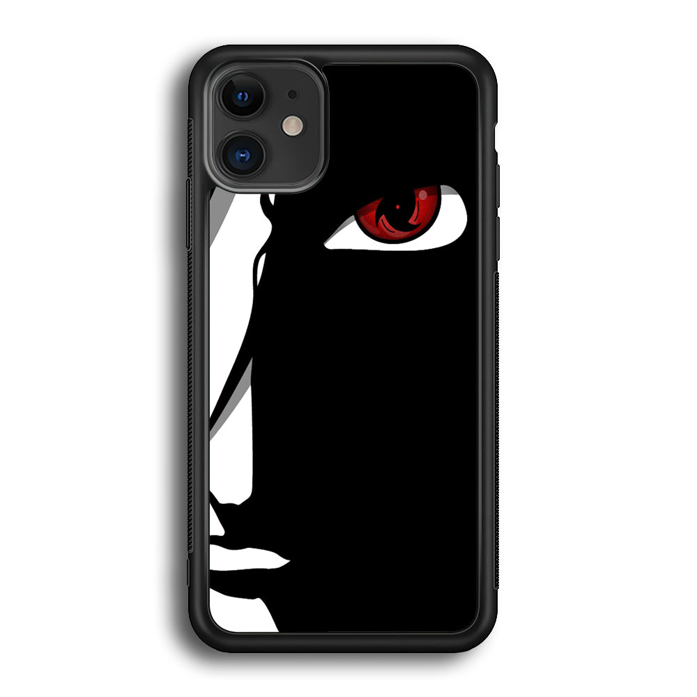 Naruto - Mangekyou Sharingan iPhone 12 Mini Case-Phone Case-Rubber Black (2D Case)-Altracase