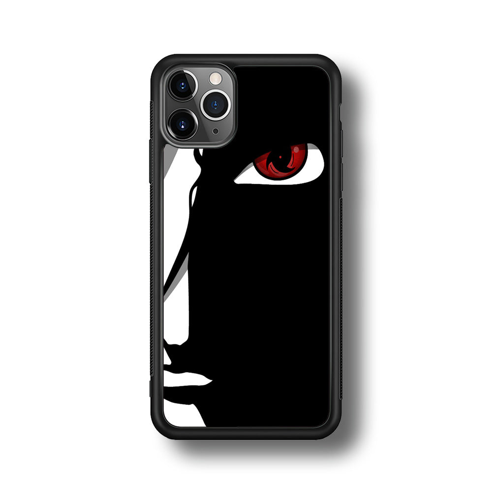 Naruto - Mangekyou Sharingan iPhone 11 Pro Max Case-Phone Case-Rubber Black (2D Case)-Altracase