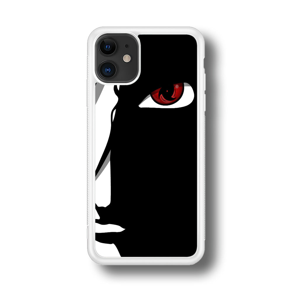 Naruto - Mangekyou Sharingan iPhone 11 Case-Phone Case-Rubber White (2D Case)-Altracase