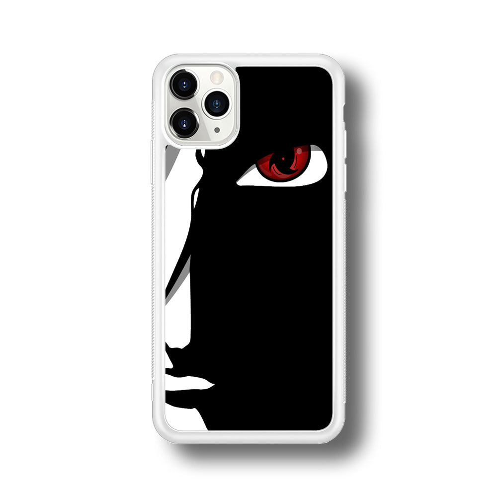 Naruto - Mangekyou Sharingan iPhone 11 Pro Max Case-Phone Case-Rubber White (2D Case)-Altracase