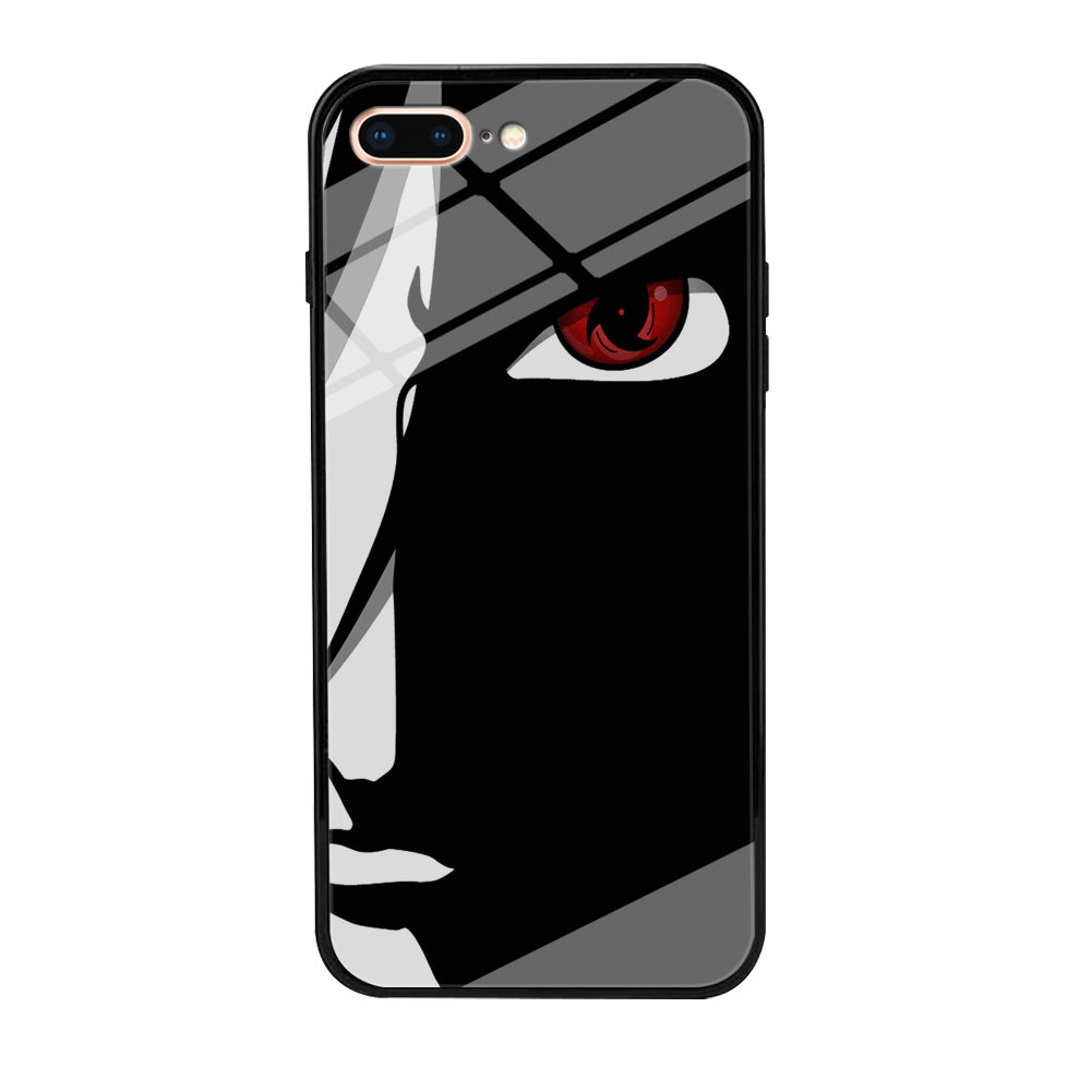 Naruto - Mangekyou Sharingan iPhone 8 Plus Case-Phone Case-Tempered Glass Case-Altracase