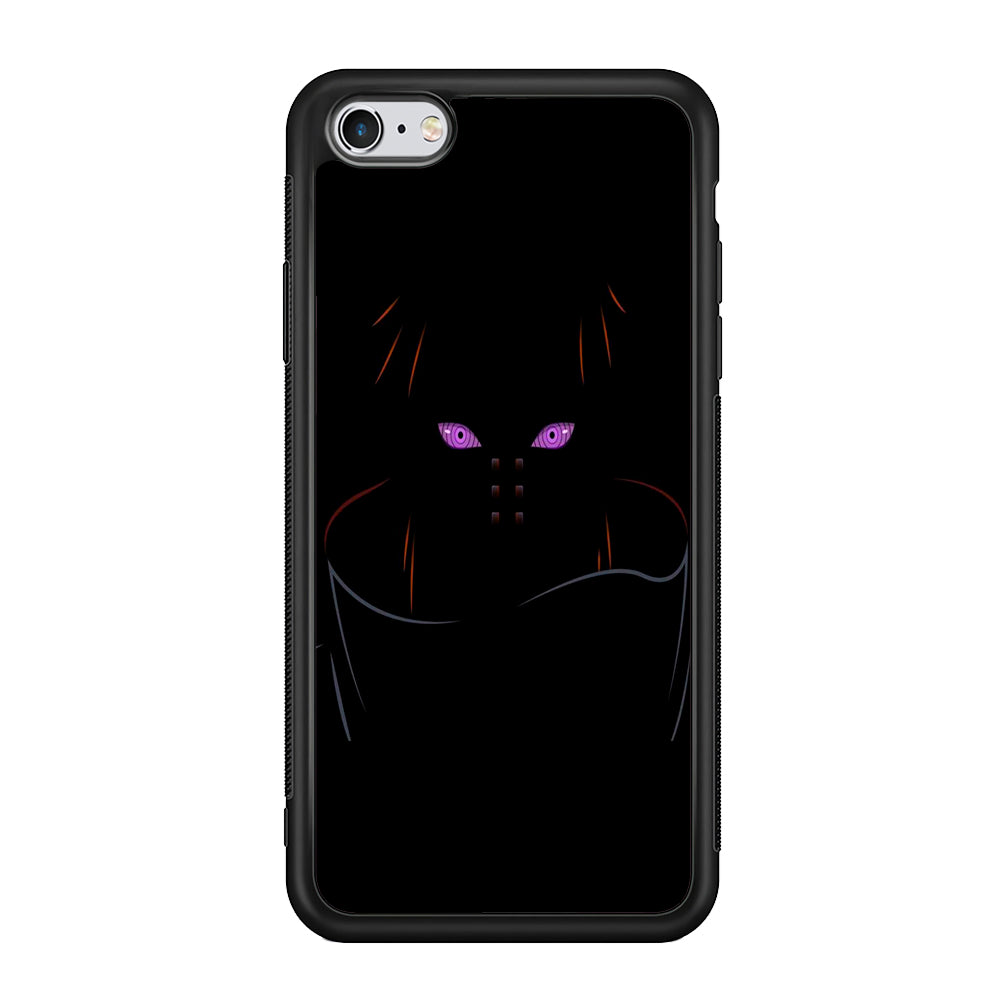 Naruto - Rinnegan iPhone 6 Plus | 6s Plus Case-Phone Case-Rubber Black (2D Case)-Altracase