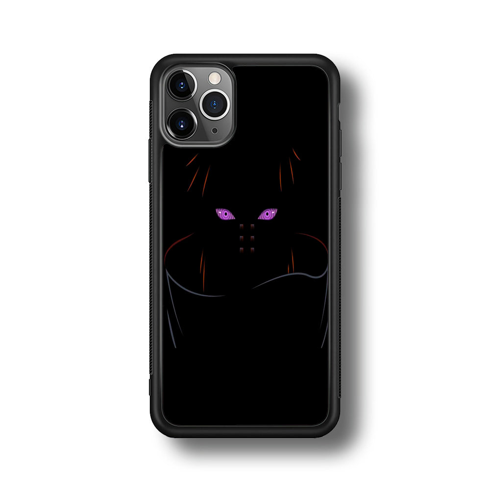 Naruto - Rinnegan iPhone 11 Pro Case-Phone Case-Rubber Black (2D Case)-Altracase