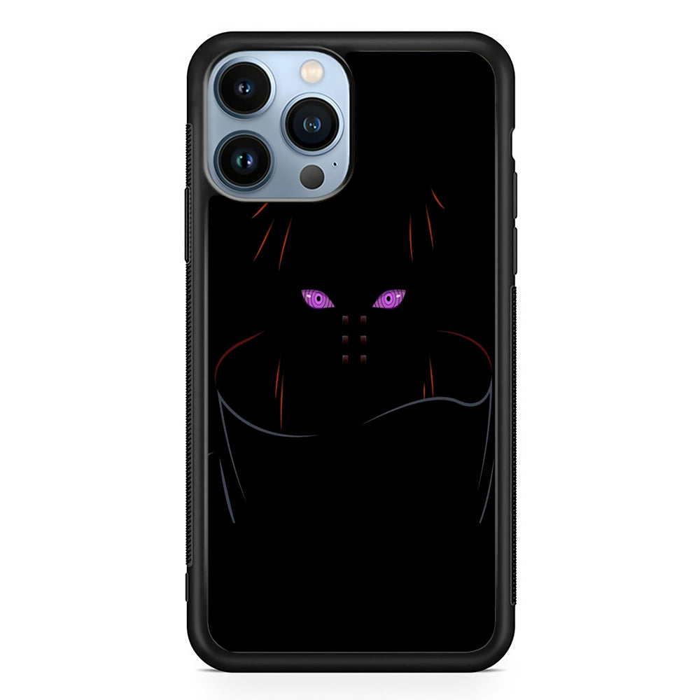 Naruto - Rinnegan iPhone 15 Pro Case-Phone Case-Rubber Black (2D Case)-Altracase
