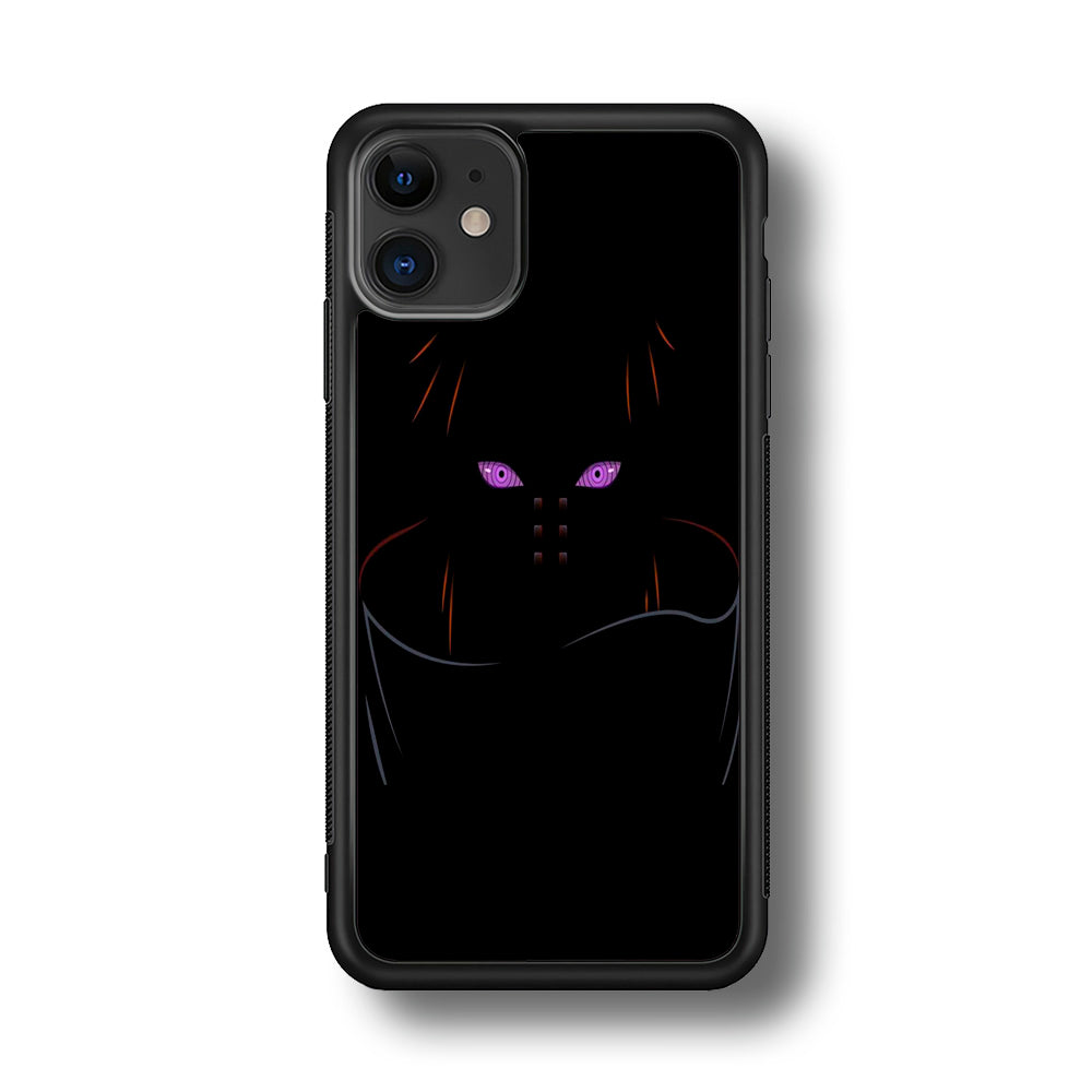 Naruto - Rinnegan iPhone 11 Case-Phone Case-Rubber Black (2D Case)-Altracase